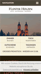Mobile Screenshot of kloster-holzen.de